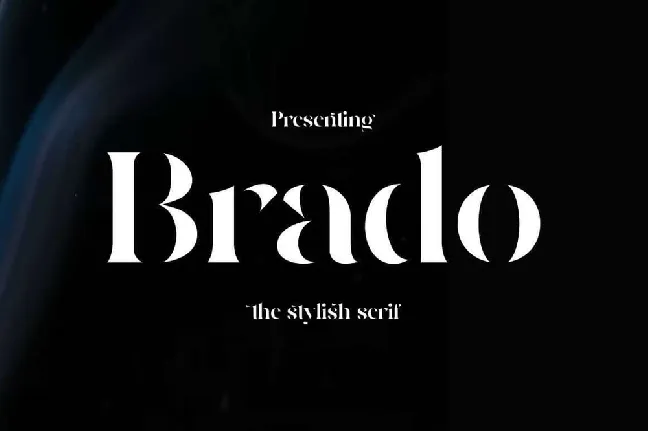 Brado font