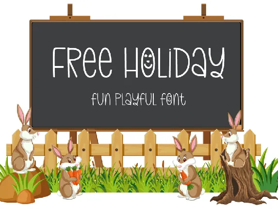 Free Holiday font