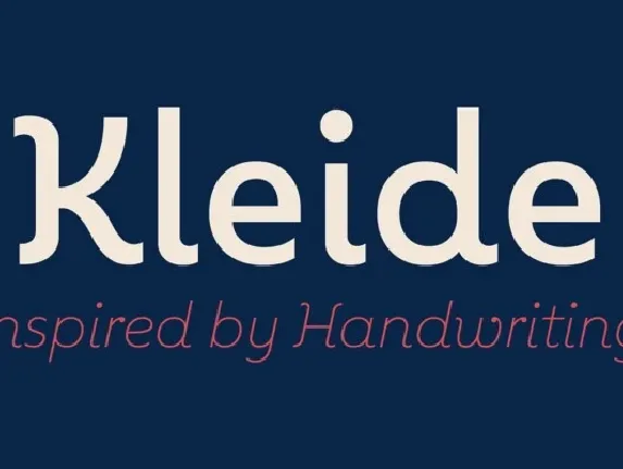 Kleide Family font