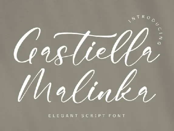 Gastiella Malinka font