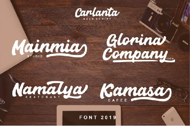 Carlanta font