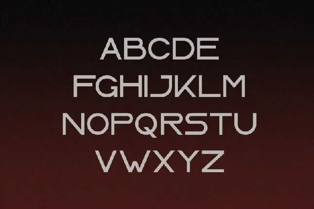 Laser Display font