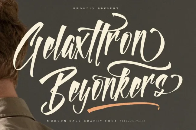 Gelaxttron Beyonkers font