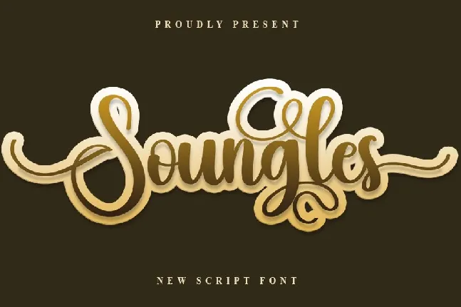 Soungles font