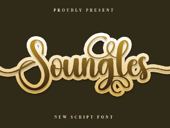 Soungles font