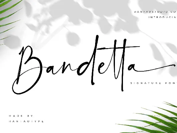 Bandetta font