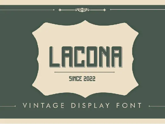 Lacona Demo font