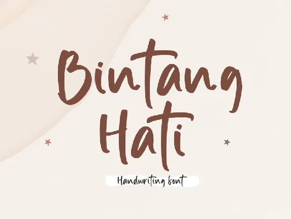 Bintang Hati font