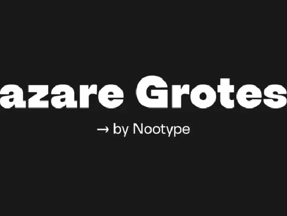 Lazare Grotesk Family font