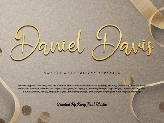 Daniel Davis font