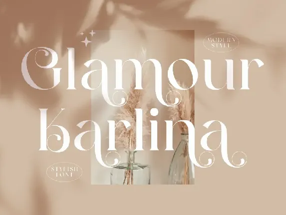 Glamour Karlina Serif font