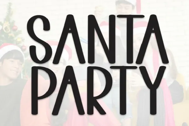 Santa Party Display font