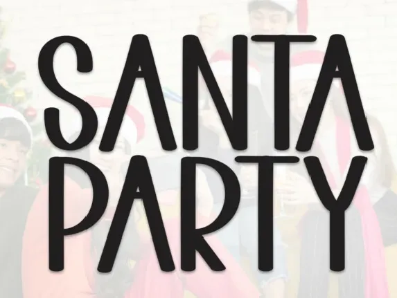 Santa Party Display font