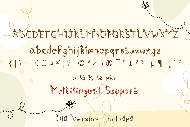 Betterflies 20 font