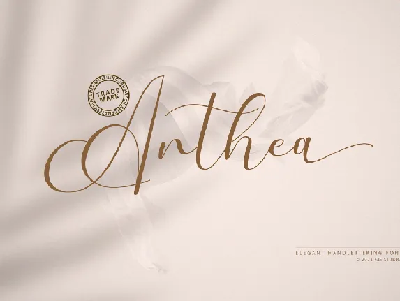 Anthea Personal Use ONLY font