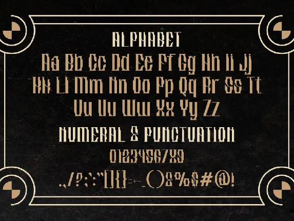 Crused Abaddon font