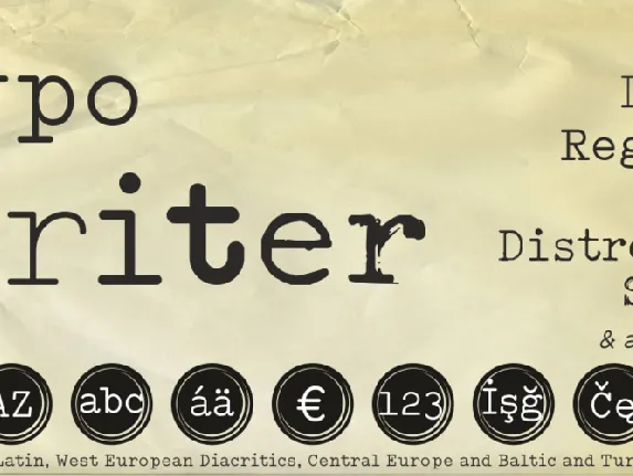 Typo Writer font