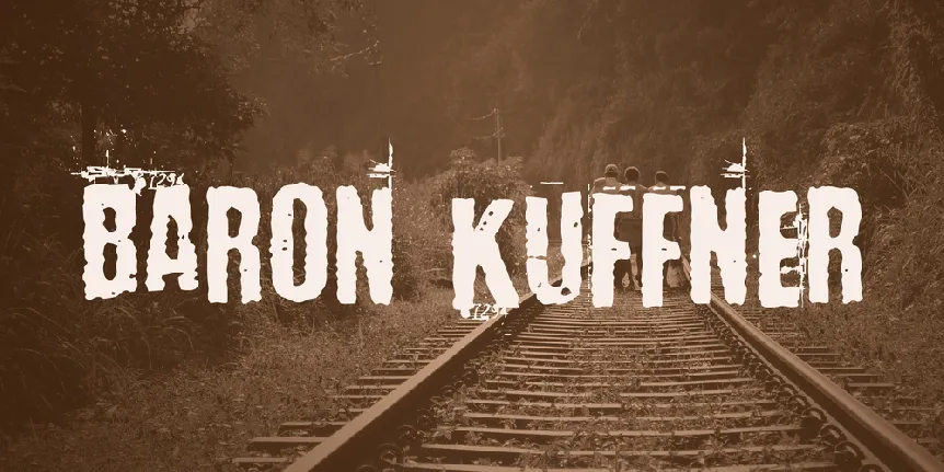 Baron Kuffner font