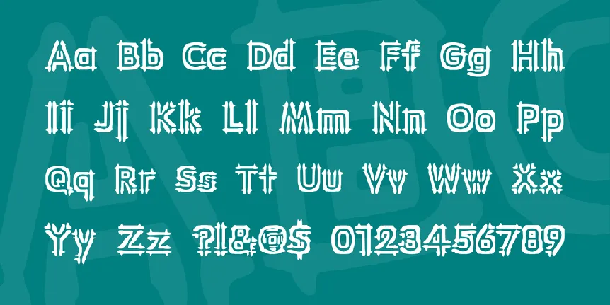 Wincing font