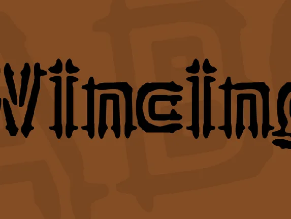 Wincing font