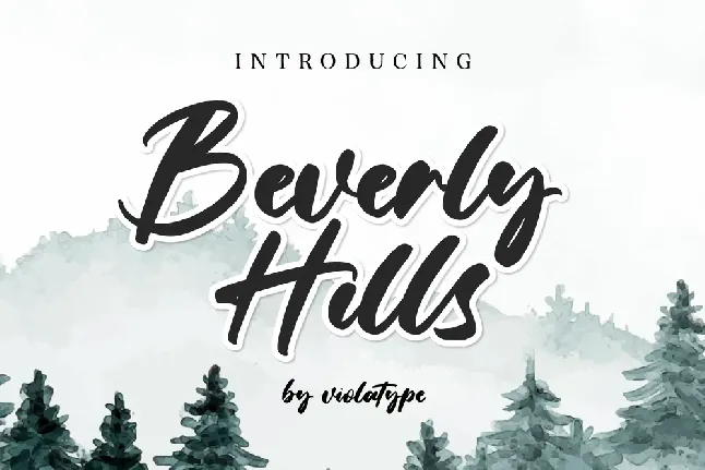 Beverly Hills font