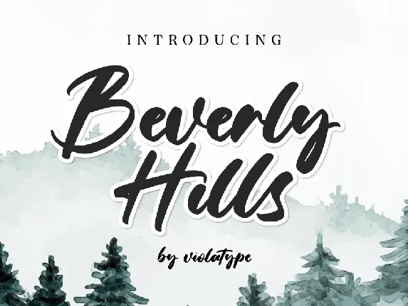 Beverly Hills font