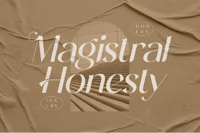 Magistral Honesty Serif font