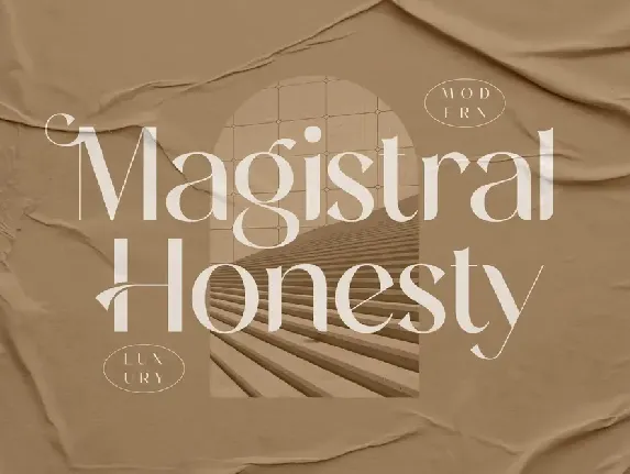 Magistral Honesty Serif font