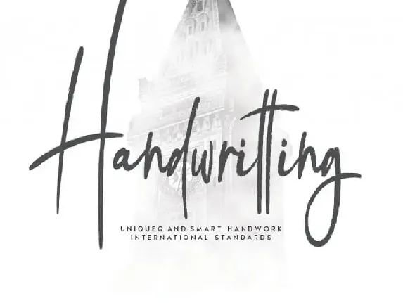 Handwritting Script font