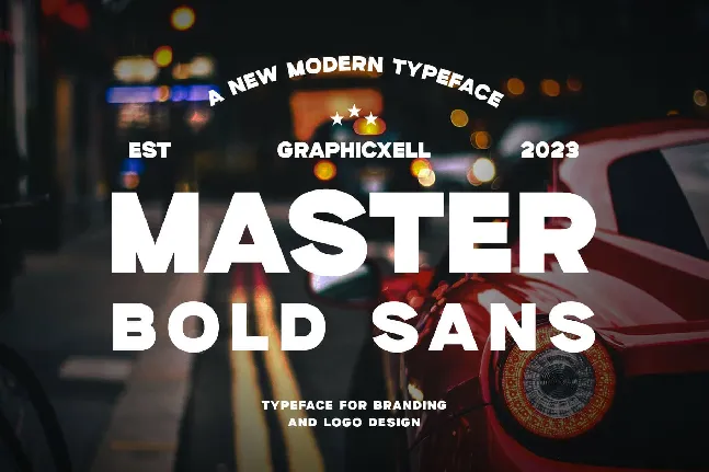 Master Bold Sans font