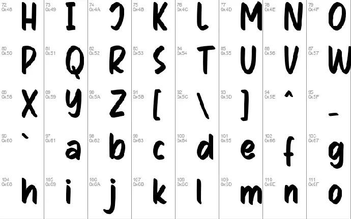 Metabean font