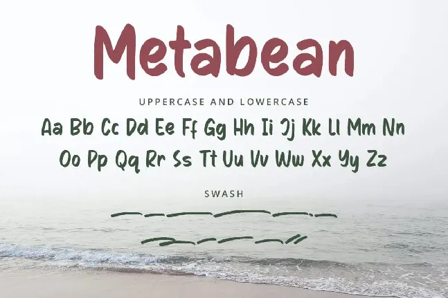 Metabean font