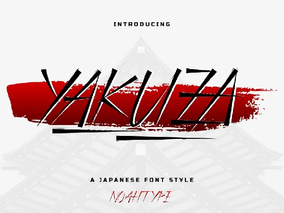 Yakuza Demo font