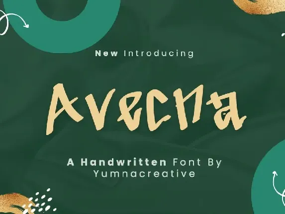 Avecna font