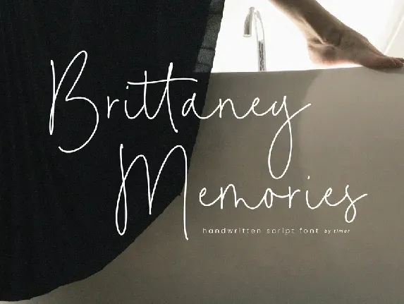 Brittaney Memories font