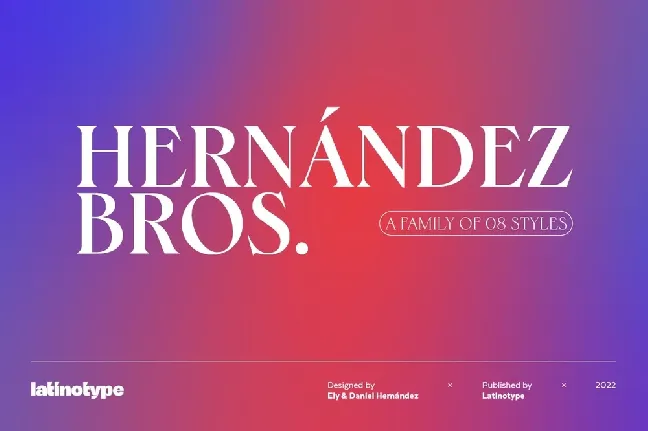 Hernandez Bros font