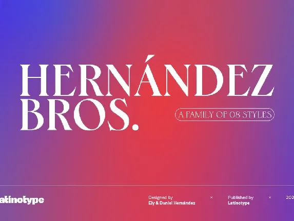 Hernandez Bros font