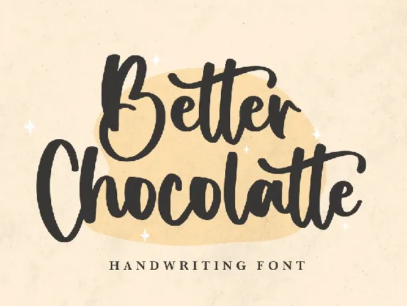 Better Chocolatte font