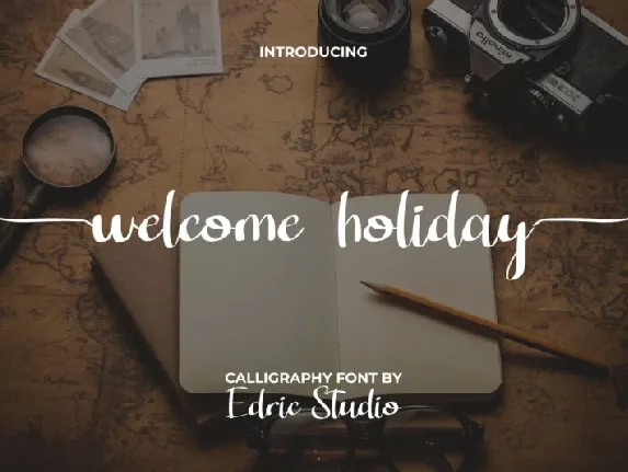 Welcome Holiday font