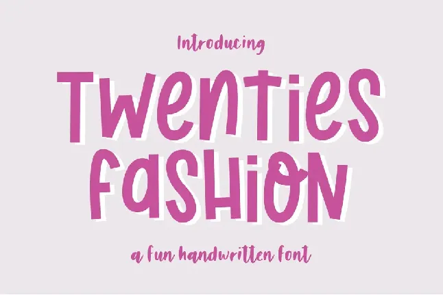 Twenties Fashion font