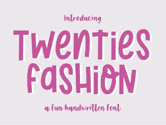 Twenties Fashion font