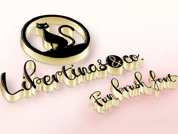 Libertinas & co. Free font