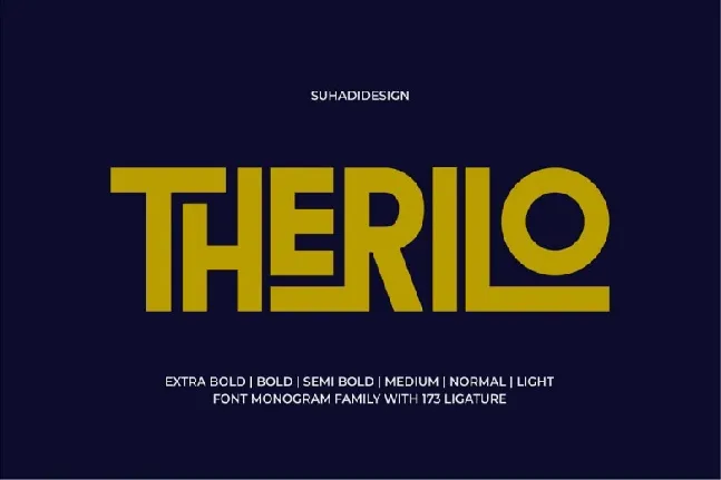 Therilo Family font