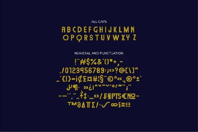 Therilo Family font