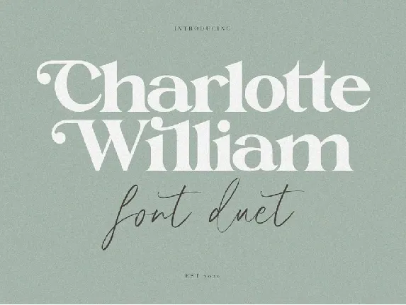 Charlotte William font