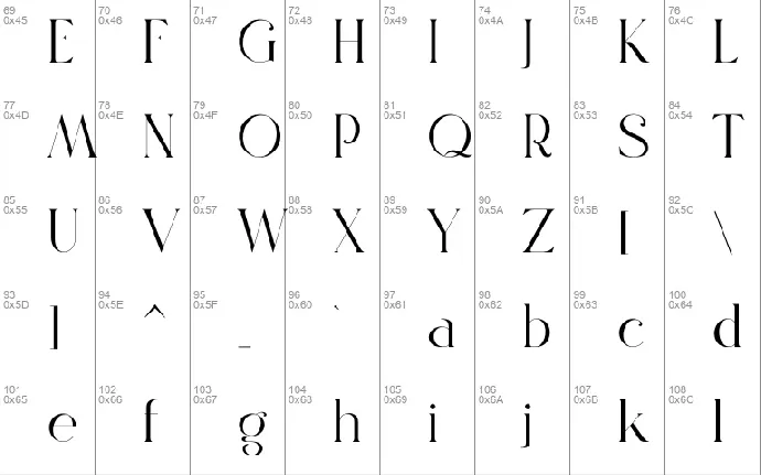 GRANCE-DEMO font