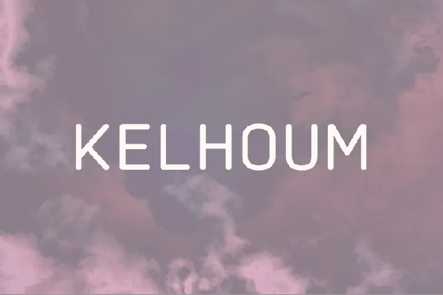 Kelhoum font