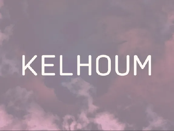 Kelhoum font