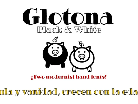 Glotona font