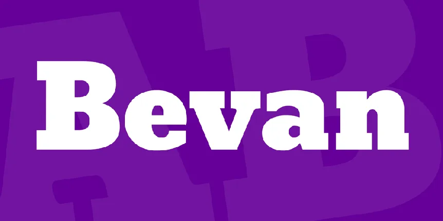 Bevan font